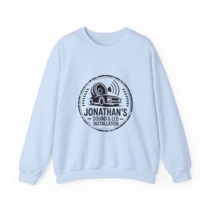 Jonathan's Sound & LED Installation Sweatshirt | Speaker Logo Crewneck