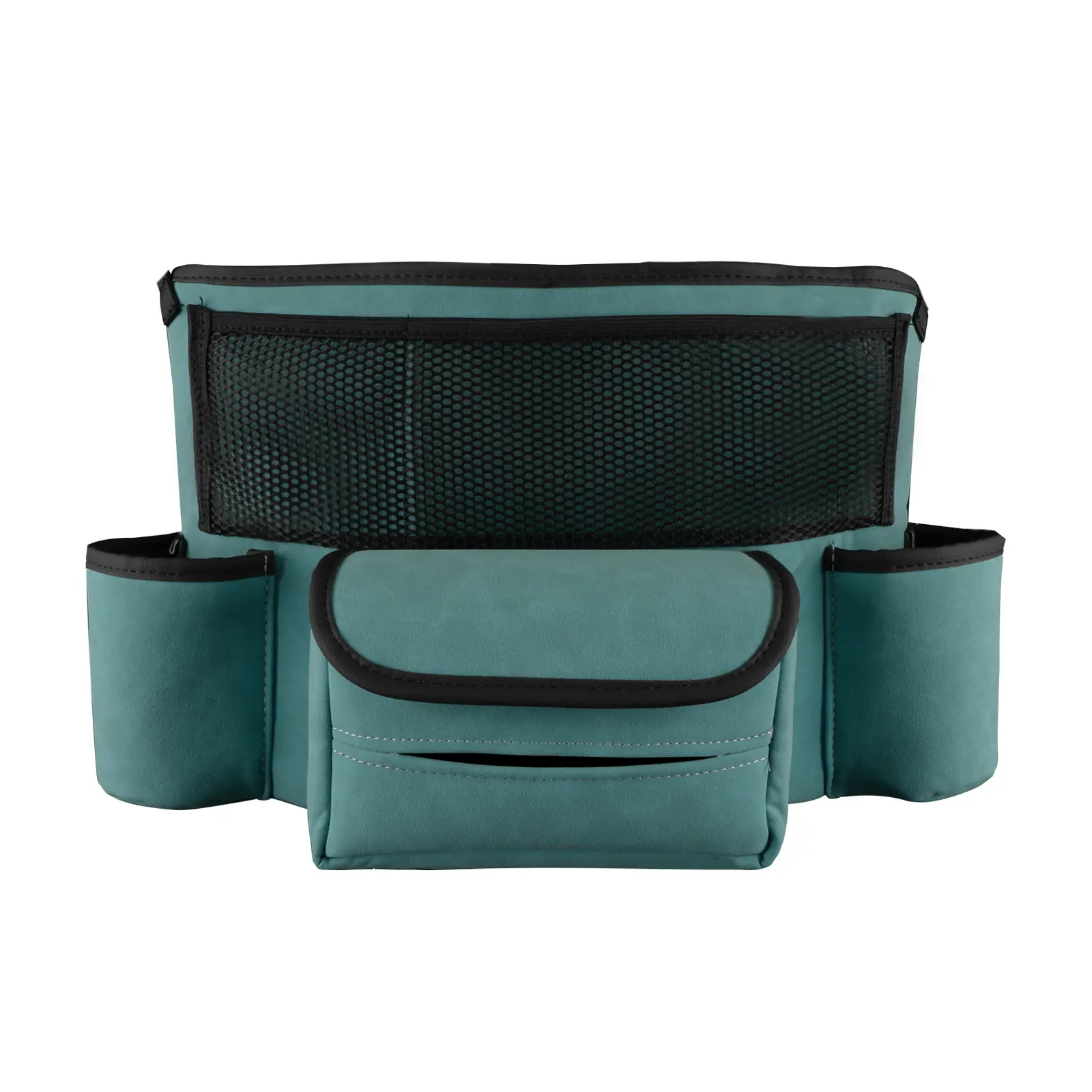 Suede Car Seat Gap Storage Bag – Large Console Organizer & Purse Holder Between Front Seats for Phone, Wallet & Docs - Image 8